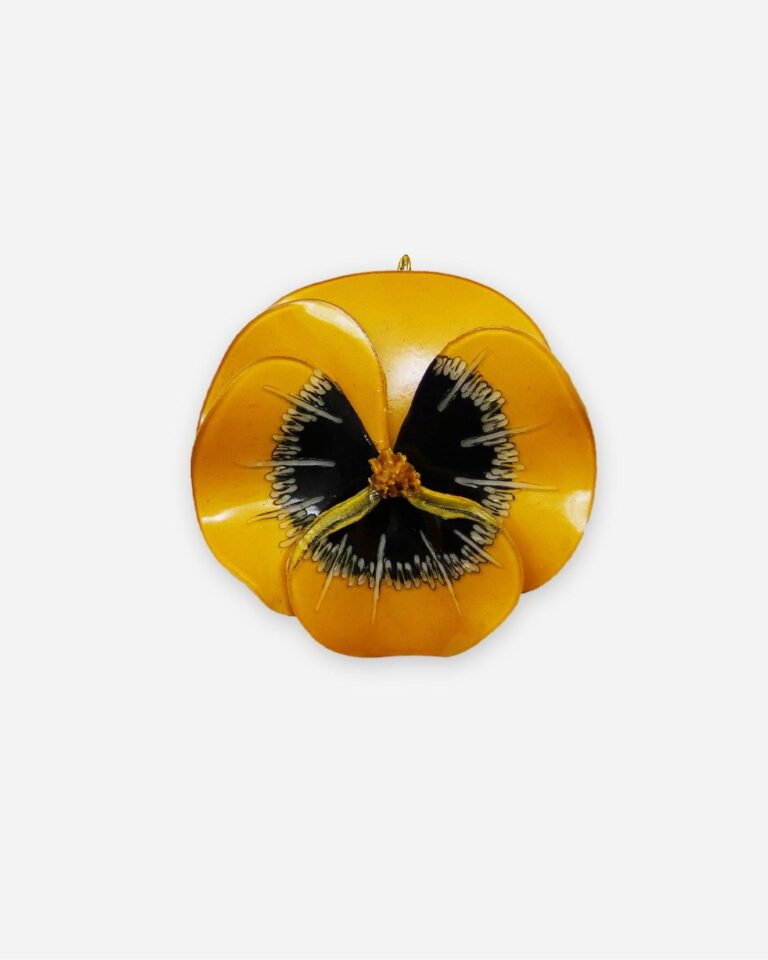 Ciléa Paris - Pendentif Pensée - Maxi – Vert / Je veux la chaîne
