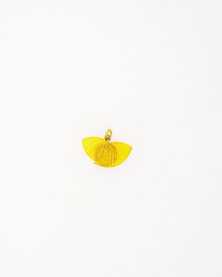 Ciléa Bijoux - Pendentif fantaisie Ebisu – Citron / Avec chaine