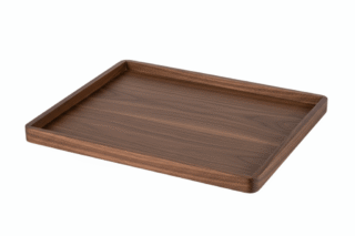 Plateau en noyer massif – Grand modèle par la marque Manufacture Jacquemin Manufacture Jacquemin - Plateau en noyer massif – Grand modèle