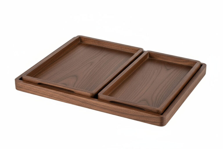 Manufacture Jacquemin - Plateau en noyer massif - Trio