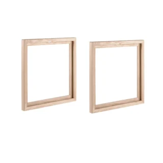 Manufacture Jacquemin - Cadre à vinyle en frêne – Lot de 2