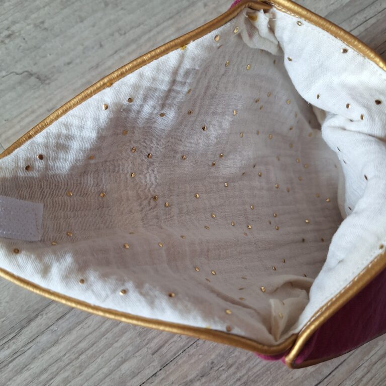 La Fabrique A DeDeuh - Pochette personnalisée brodée – Cadeau Fête des Mères – 25x18cm