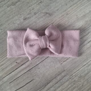 La Fabrique À DeDeuh - Bandeau Noeud jersey 100% coton en maille pointelle