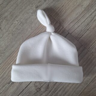 Bonnet Noué en tissu Polaire alpine – Oeko-Tex par la marque La Fabrique À DeDeuh La Fabrique À DeDeuh - Bonnet Noué en tissu Polaire alpine – Oeko-Tex
