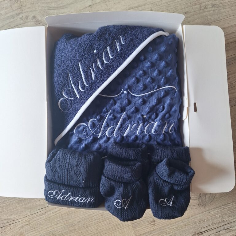 La Fabrique A DeDeuh - Coffret Bébé Personnalisé – Sortie de Bain
