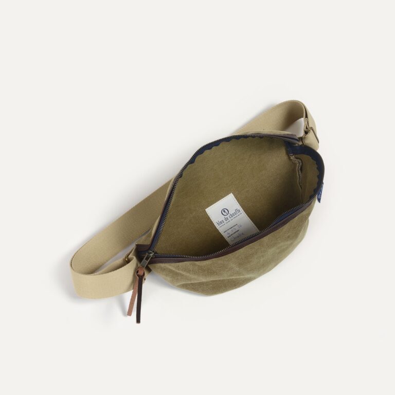 Bleu De Chauffe - Sac Banane New Beat - Kaki US Stonewhashed