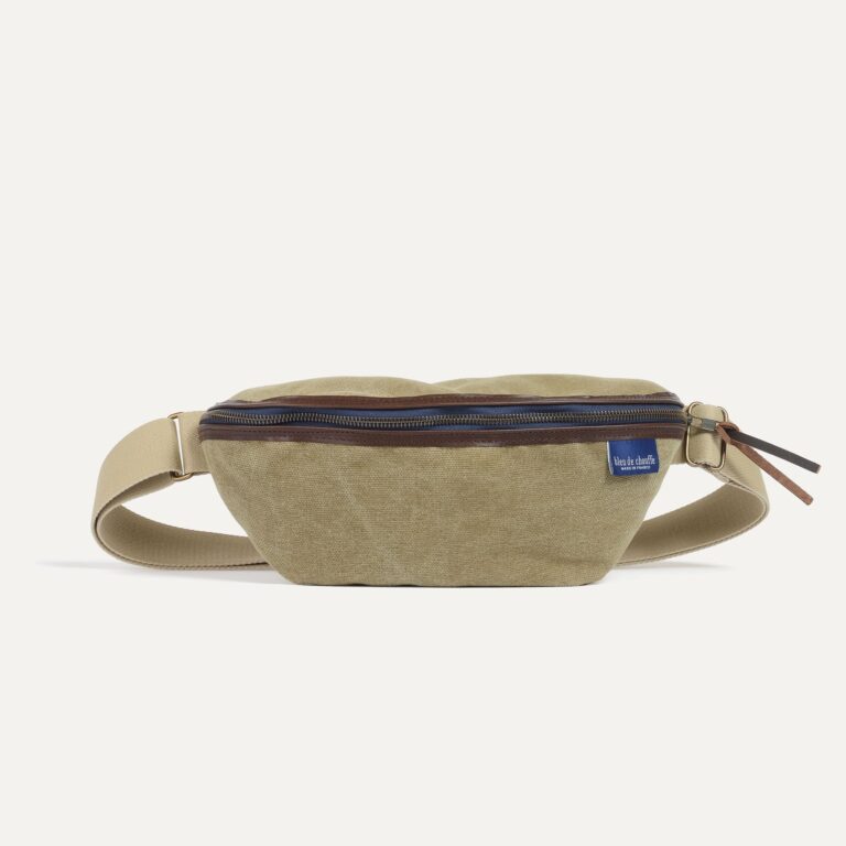 Bleu De Chauffe - Sac Banane New Beat - Kaki US Stonewhashed