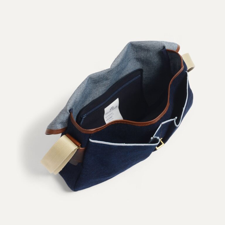 Bleu De Chauffe - Sac besace Léon - Denim