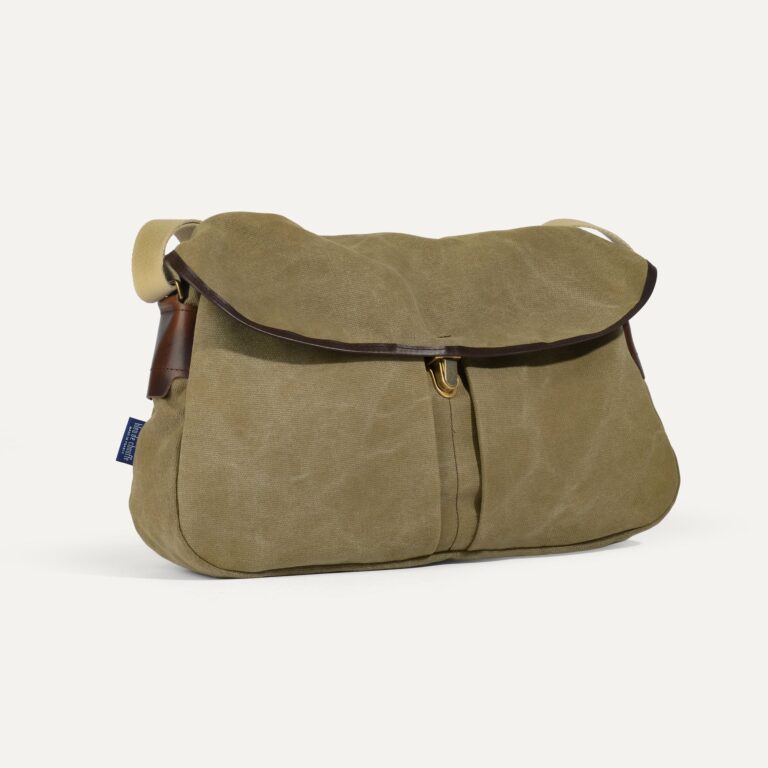 Bleu De Chauffe - Sac besace Léon - Kaki US Stonewahed