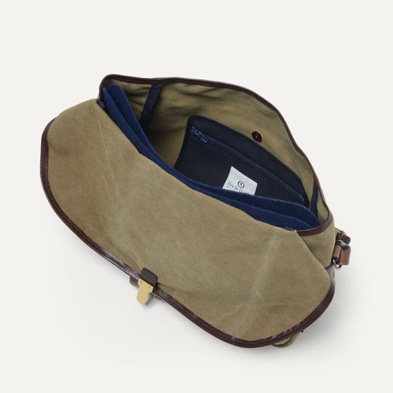 Bleu De Chauffe - Sac besace Léon - Kaki US Stonewahed