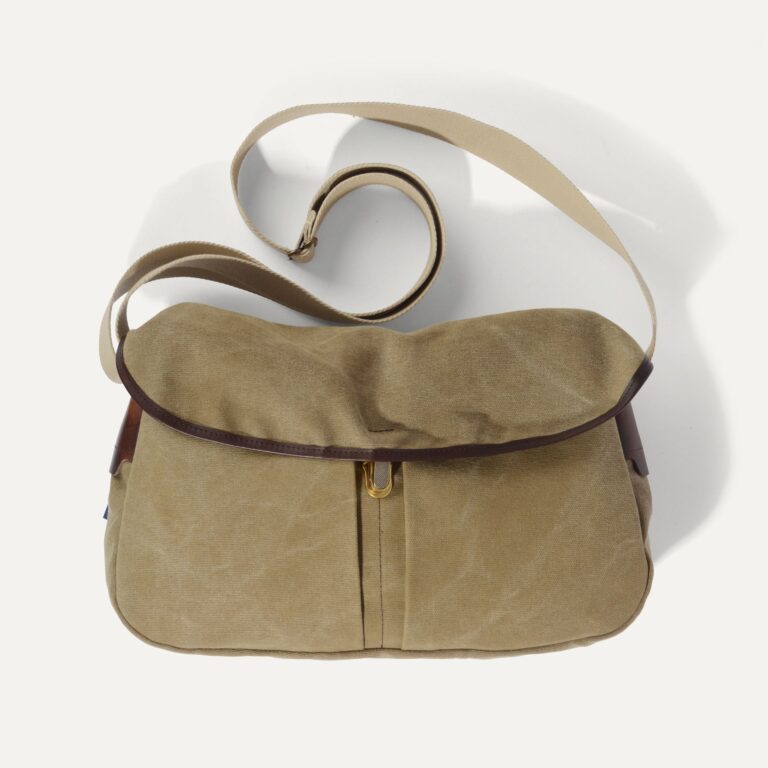 Bleu De Chauffe - Sac besace Léon - Kaki US Stonewahed