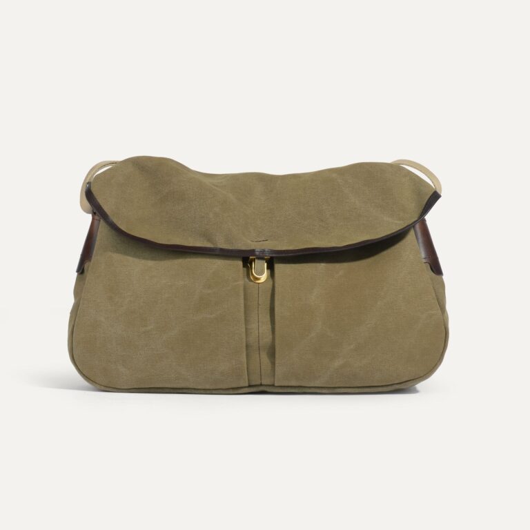 Bleu De Chauffe - Sac besace Léon - Kaki US Stonewahed
