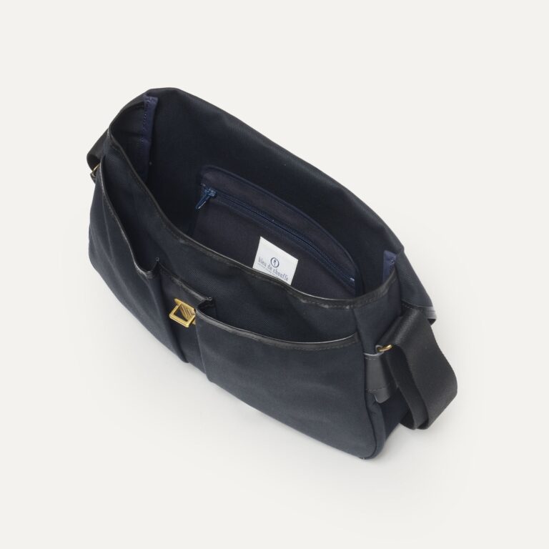Bleu De Chauffe - Sac besace Léon - Noir BM