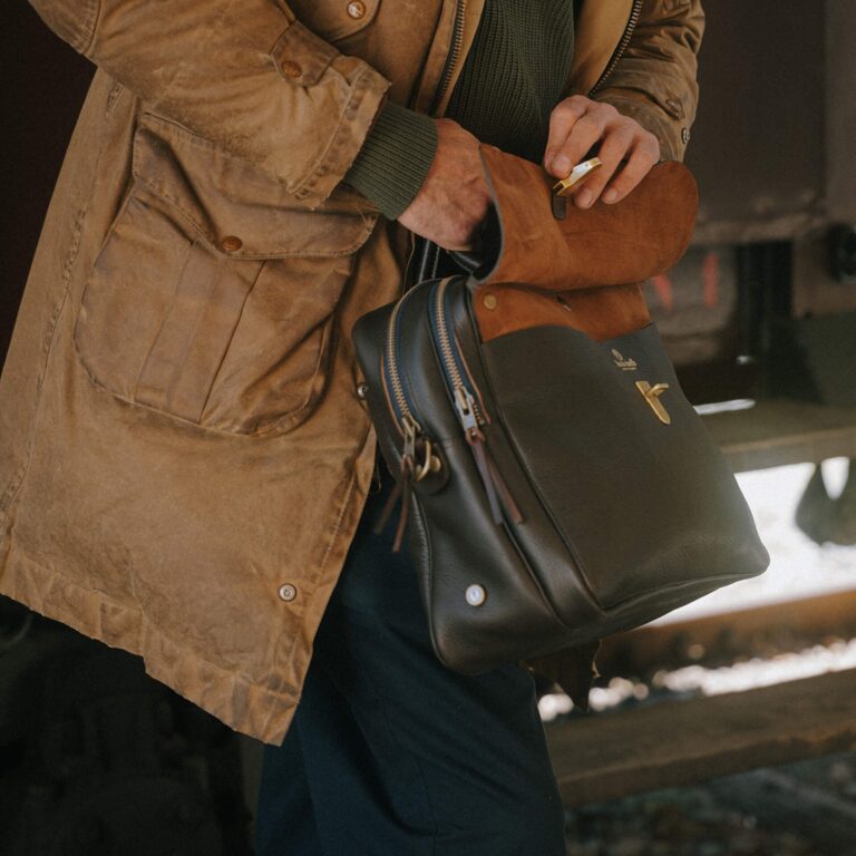 Bleu De Chauffe - Sac business Zeppo - Marron Brun