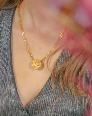 Ciléa Paris - Pendentif Géranium  Mini