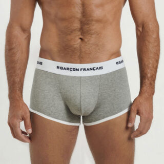Boxer court gris par la marque Garçon Français Garçon Français - Boxer court gris