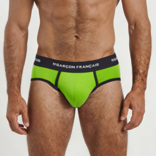 Garçon Français - Slip vert pomme