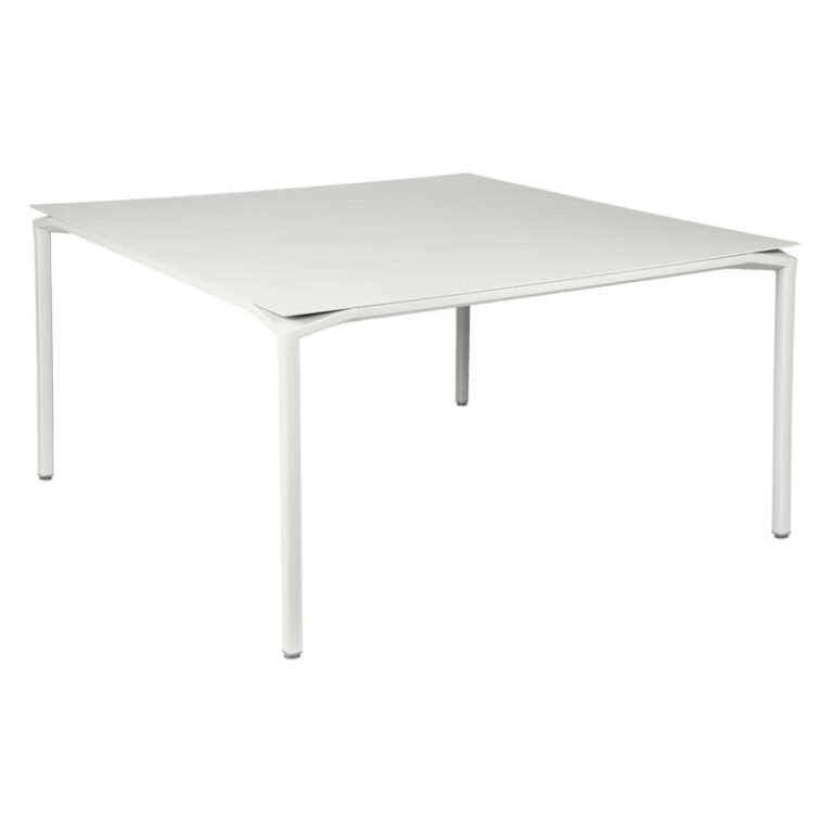 FERMOB - Table à manger carrée FERMOB Calvi 140x140cm en métal - 25 coloris