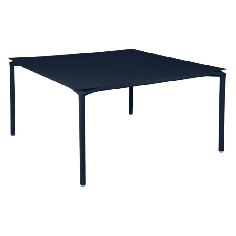 FERMOB - Table à manger carrée FERMOB Calvi 140x140cm en métal - 25 coloris