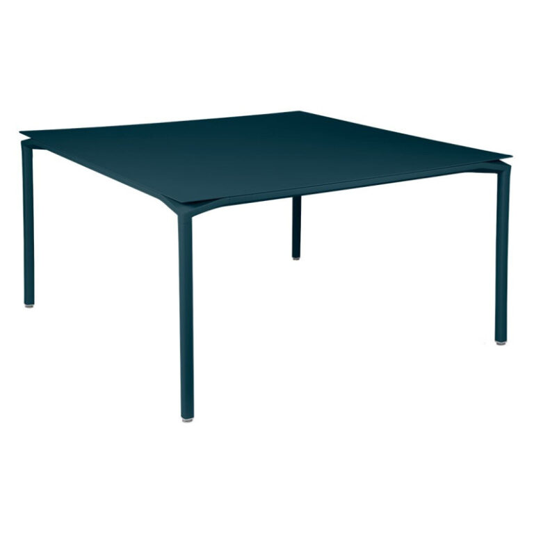 FERMOB - Table à manger carrée FERMOB Calvi 140x140cm en métal - 25 coloris