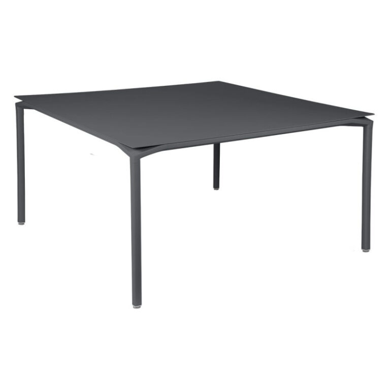 FERMOB - Table à manger carrée FERMOB Calvi 140x140cm en métal - 25 coloris