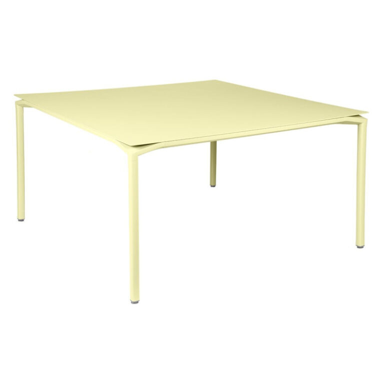 FERMOB - Table à manger carrée FERMOB Calvi 140x140cm en métal - 25 coloris