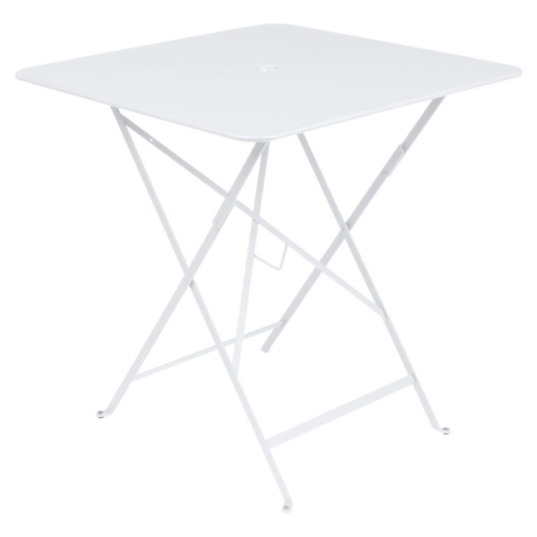 FERMOB - Table à manger carrée FERMOB Bistro 71x71cm en métal - 25 coloris