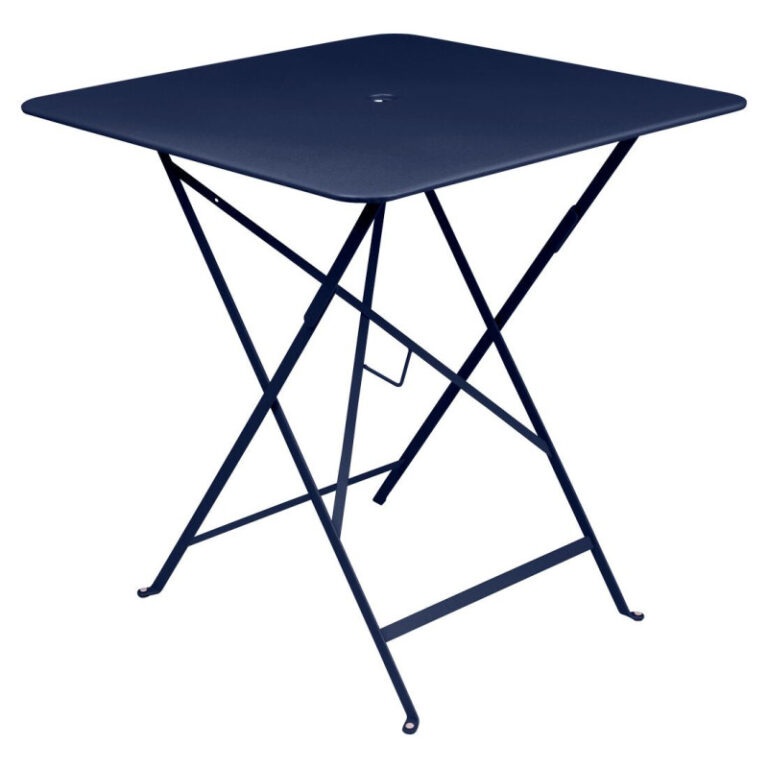 FERMOB - Table à manger carrée FERMOB Bistro 71x71cm en métal - 25 coloris