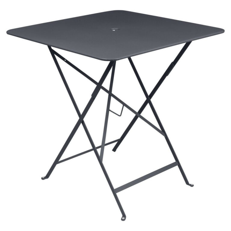 FERMOB - Table à manger carrée FERMOB Bistro 71x71cm en métal - 25 coloris