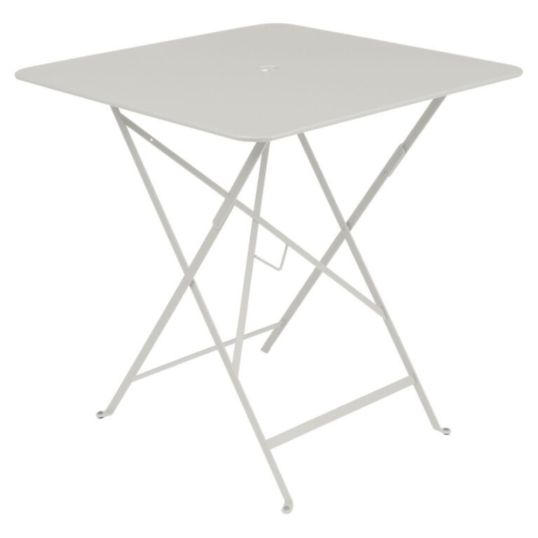 FERMOB - Table à manger carrée FERMOB Bistro 71x71cm en métal - 25 coloris