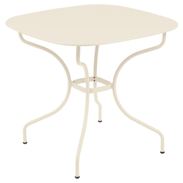 FERMOB - Table à manger carronde FERMOB Opéra+ 82x82cm en métal - 25 coloris