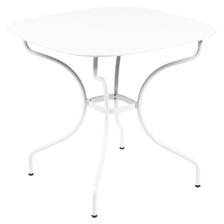 FERMOB - Table à manger carronde FERMOB Opéra+ 82x82cm en métal - 25 coloris