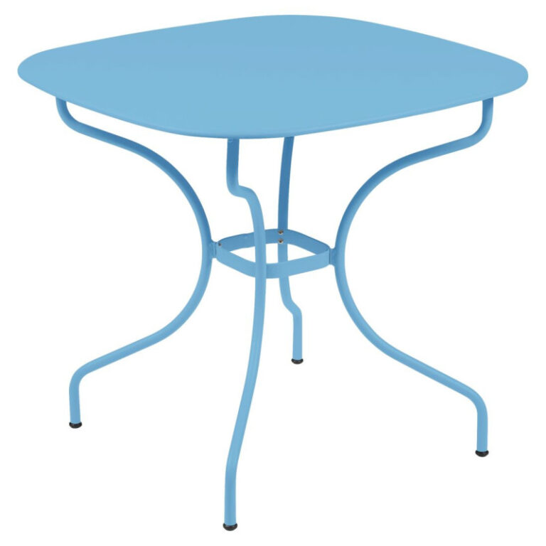 FERMOB - Table à manger carronde FERMOB Opéra+ 82x82cm en métal - 25 coloris
