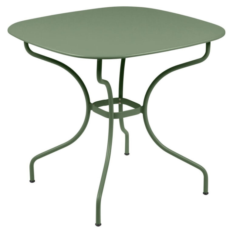 FERMOB - Table à manger carronde FERMOB Opéra+ 82x82cm en métal - 25 coloris
