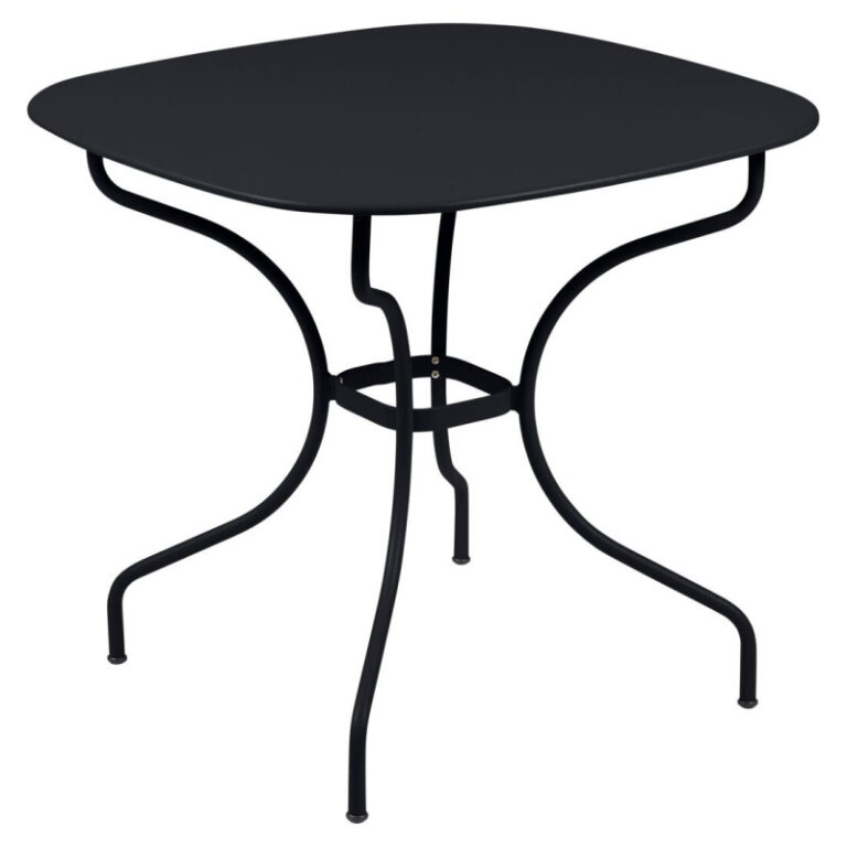 FERMOB - Table à manger carronde FERMOB Opéra+ 82x82cm en métal - 25 coloris