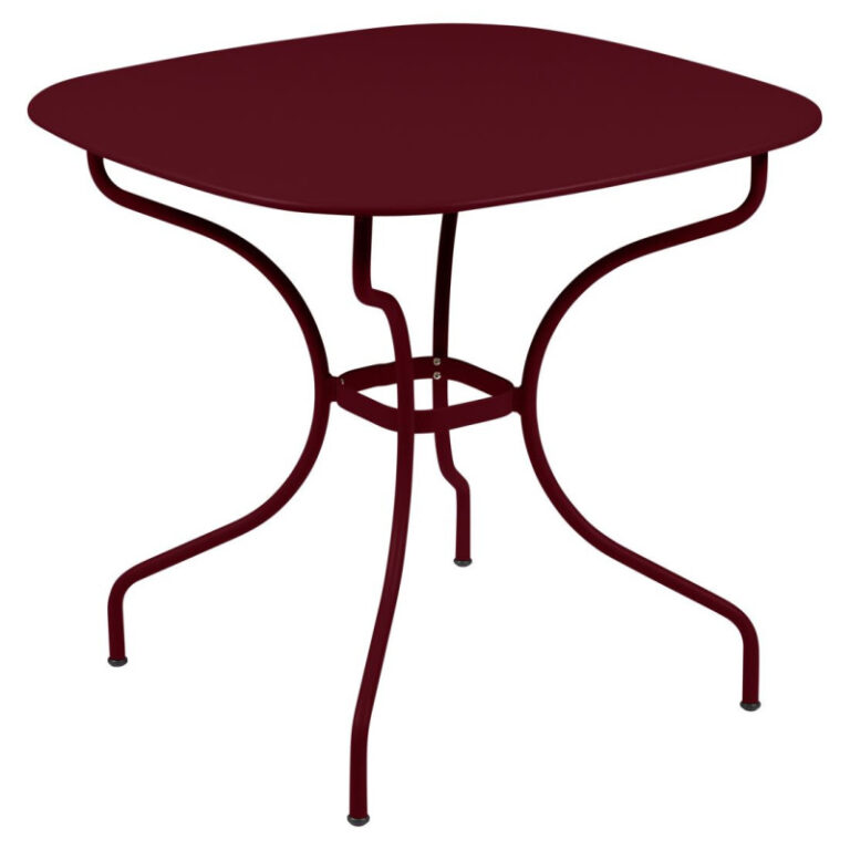 FERMOB - Table à manger carronde FERMOB Opéra+ 82x82cm en métal - 25 coloris