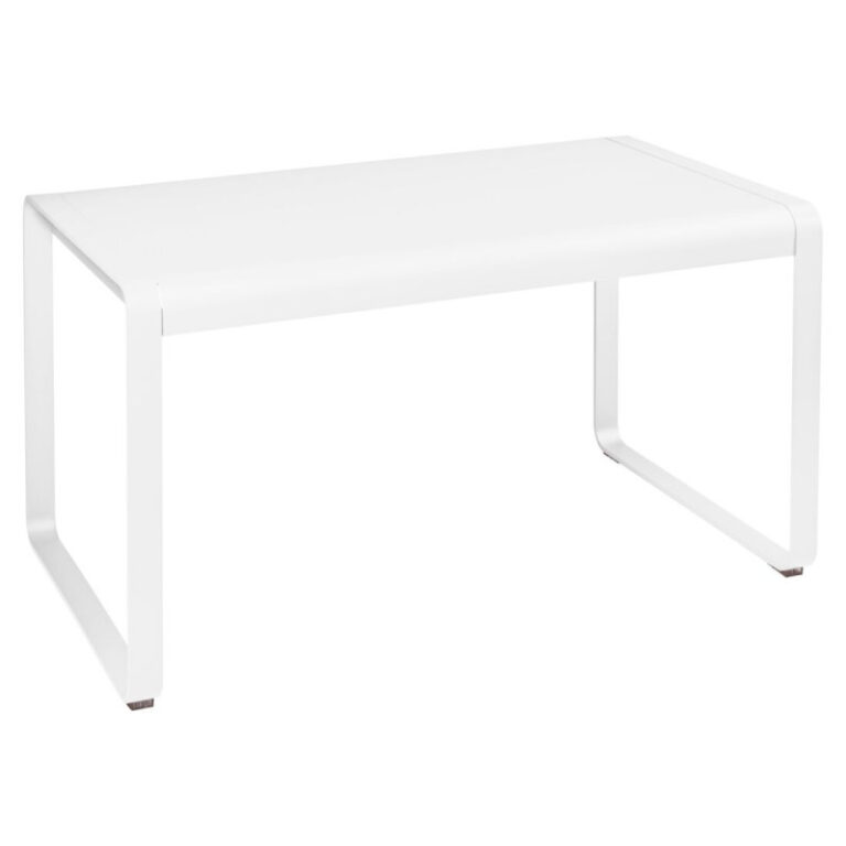 FERMOB - Table à manger rectangulaire FERMOB Bellevie 140x80cm en métal - 25 coloris