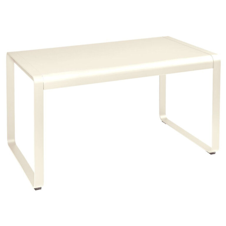 FERMOB - Table à manger rectangulaire FERMOB Bellevie 140x80cm en métal - 25 coloris