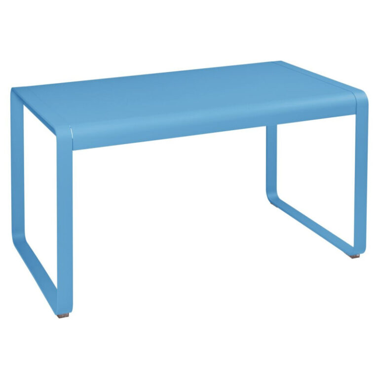 FERMOB - Table à manger rectangulaire FERMOB Bellevie 140x80cm en métal - 25 coloris