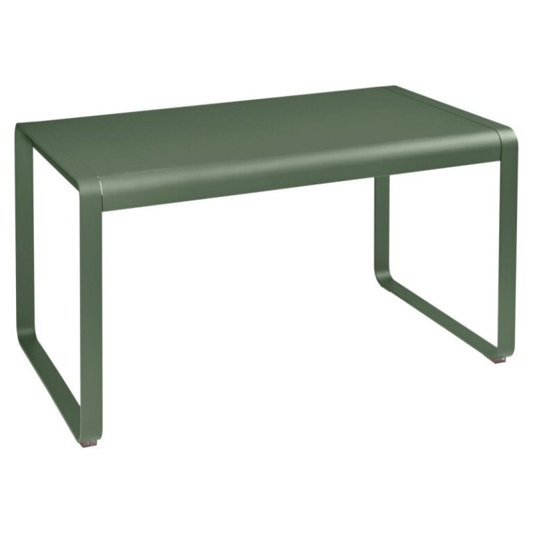 FERMOB - Table à manger rectangulaire FERMOB Bellevie 140x80cm en métal - 25 coloris