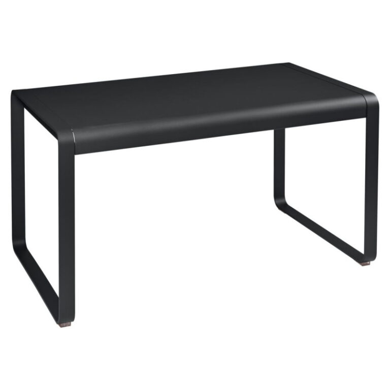 FERMOB - Table à manger rectangulaire FERMOB Bellevie 140x80cm en métal - 25 coloris