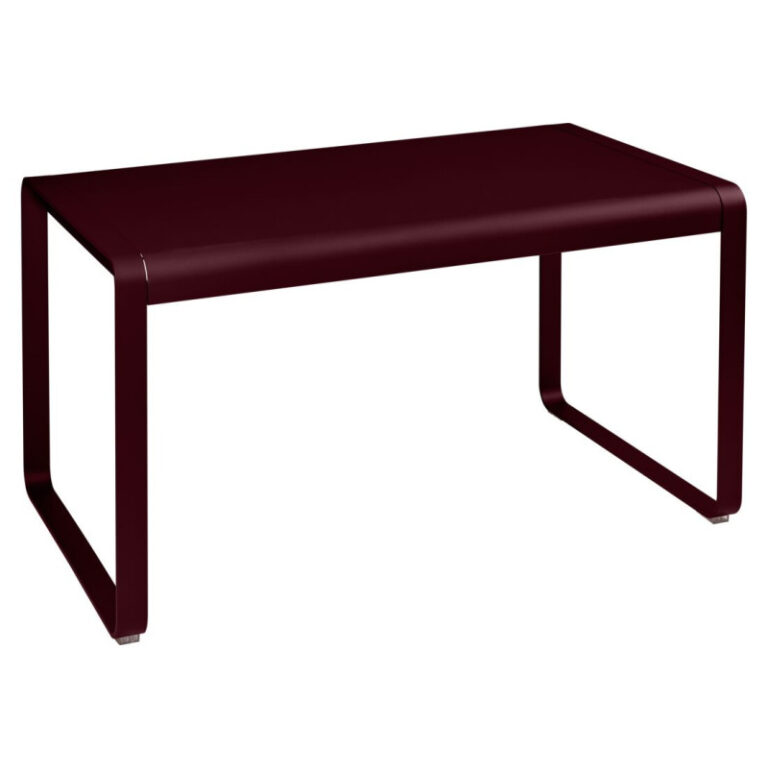 FERMOB - Table à manger rectangulaire FERMOB Bellevie 140x80cm en métal - 25 coloris