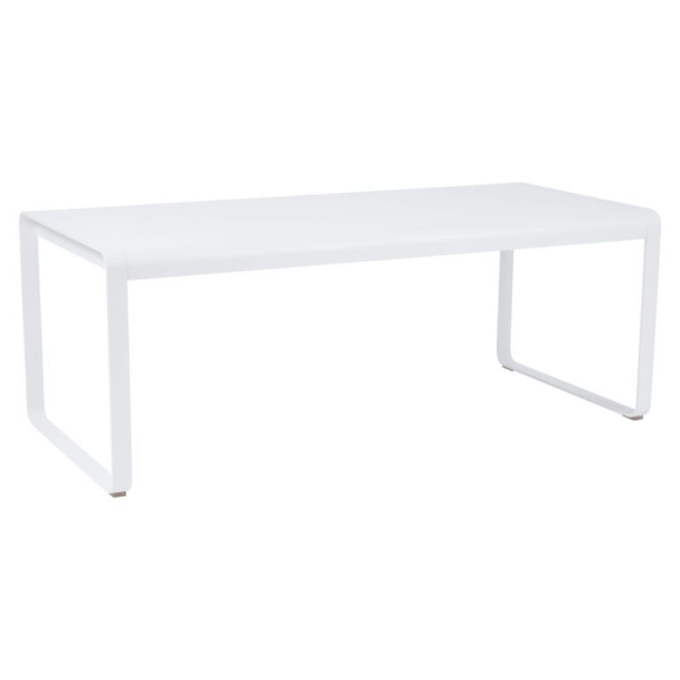 FERMOB - Table à manger rectangulaire FERMOB Bellevie 196x90cm en métal - 25 coloris