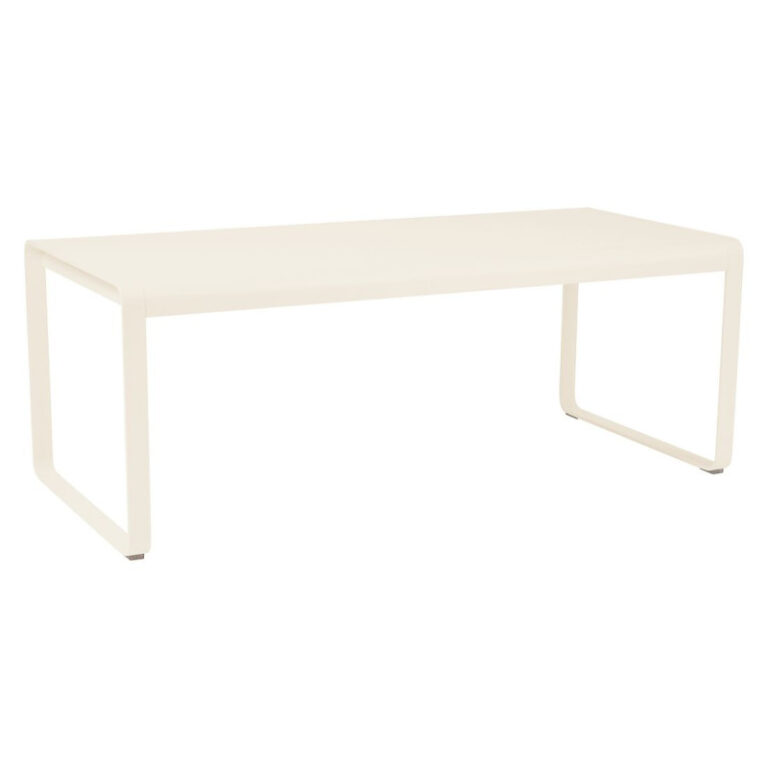 FERMOB - Table à manger rectangulaire FERMOB Bellevie 196x90cm en métal - 25 coloris