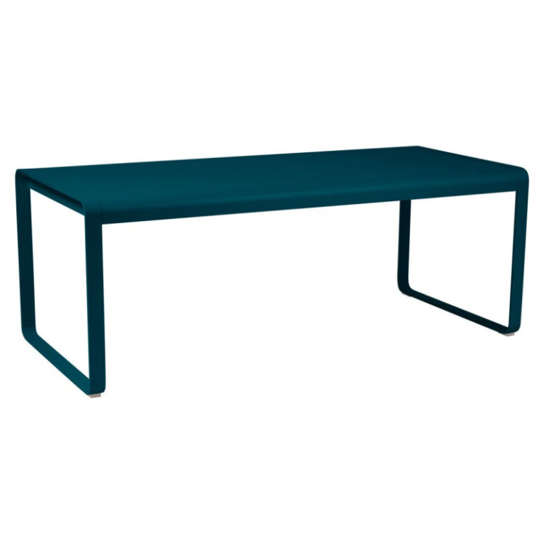 FERMOB - Table à manger rectangulaire FERMOB Bellevie 196x90cm en métal - 25 coloris