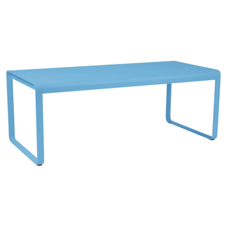 FERMOB - Table à manger rectangulaire FERMOB Bellevie 196x90cm en métal - 25 coloris