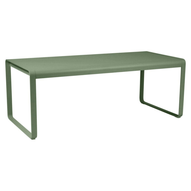 FERMOB - Table à manger rectangulaire FERMOB Bellevie 196x90cm en métal - 25 coloris