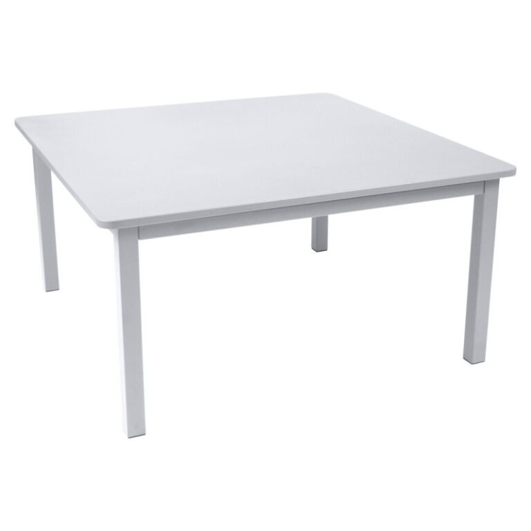 FERMOB - Table à manger FERMOB Craft 143x143cm en métal - 25 coloris
