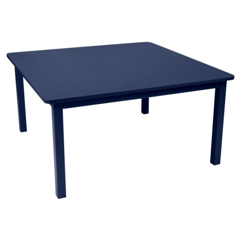 FERMOB - Table à manger FERMOB Craft 143x143cm en métal - 25 coloris