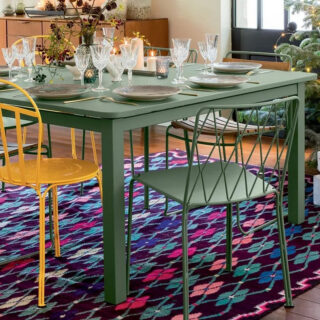 Fermob - Table à manger FERMOB Craft 143x143cm en métal – 25 coloris